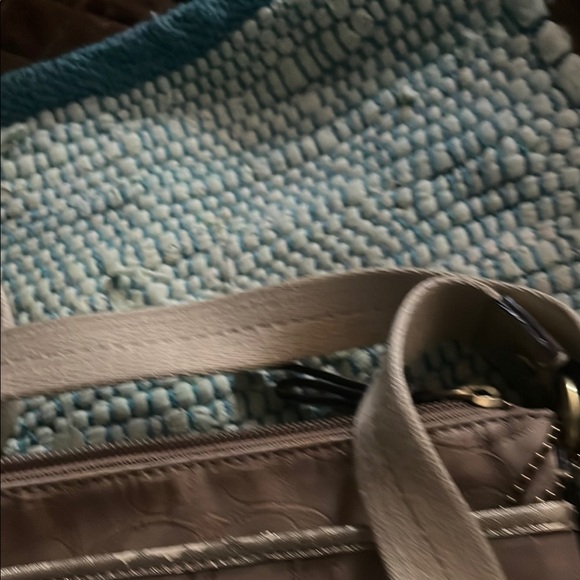 Coach Signature Poppy Crossbody Bag - Brown & Multi EUC COA - Picture 9 of 16